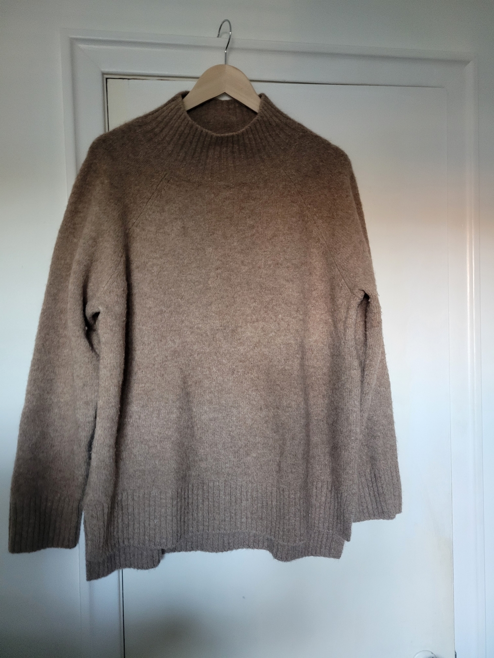 Hudson Jeans Women's Turtleneck Sweater - Taupe Brown
